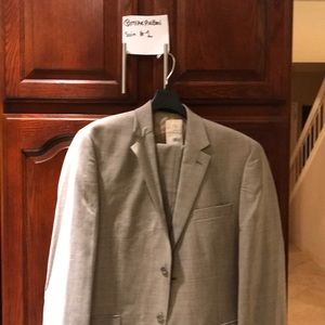 Light Gray Suit 40R Jacket, 34 Pants